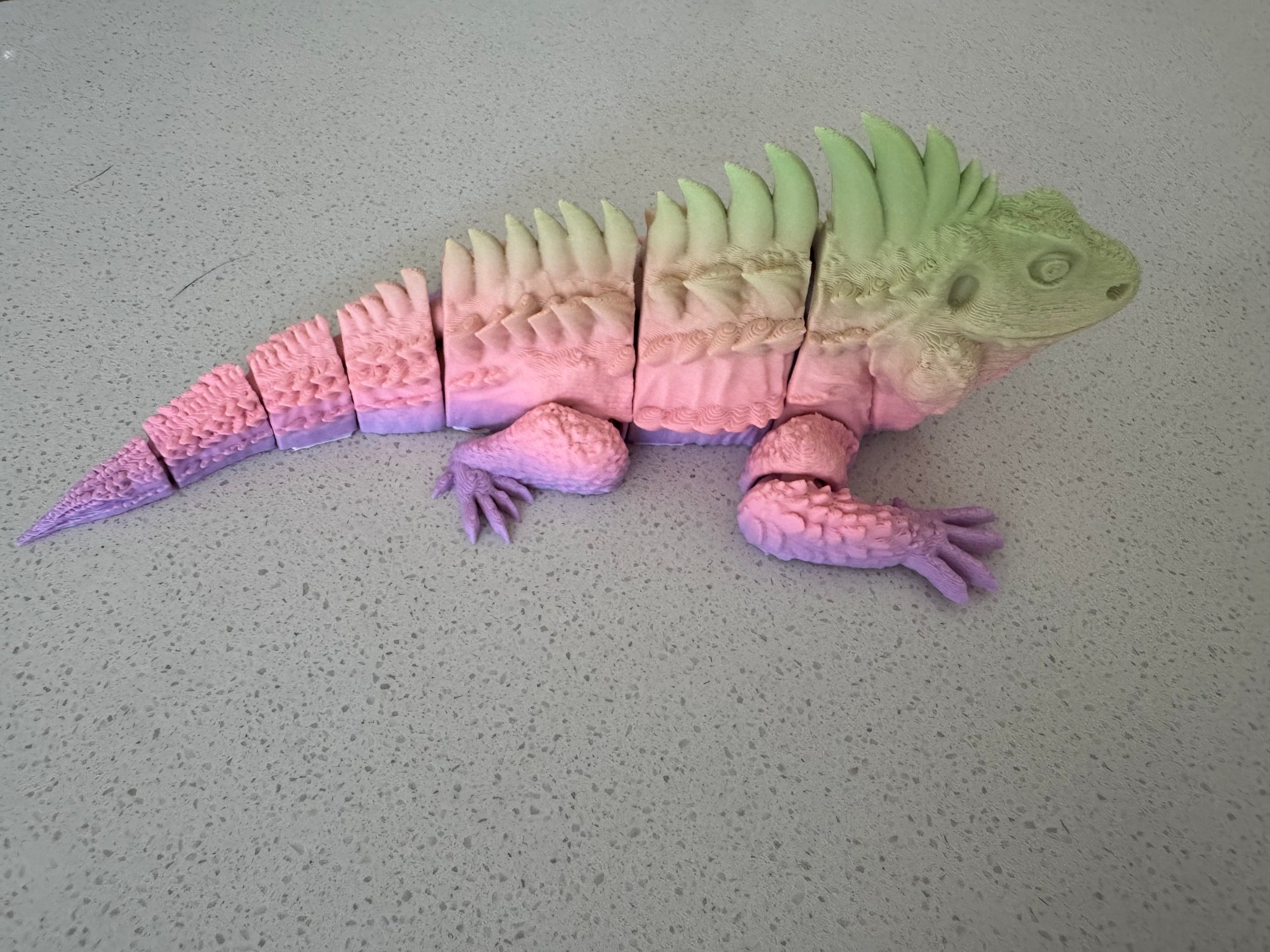 Realistic Articulated Iguana